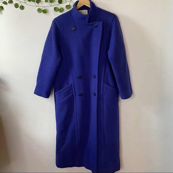 Steve Women's Vintage Cobalt Blue Walkers/ Over Coat size 10 - Picture 7 of 10